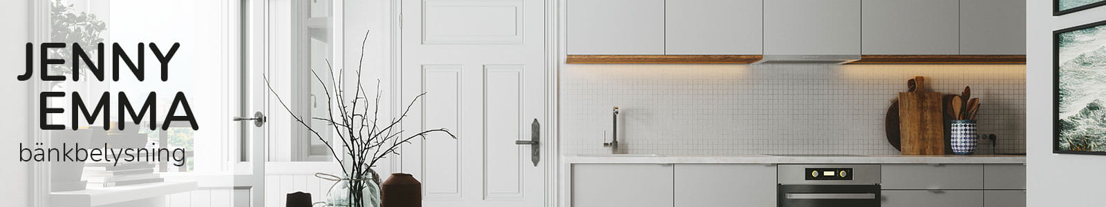 Jenny & Emma bänkskåpsbelysning