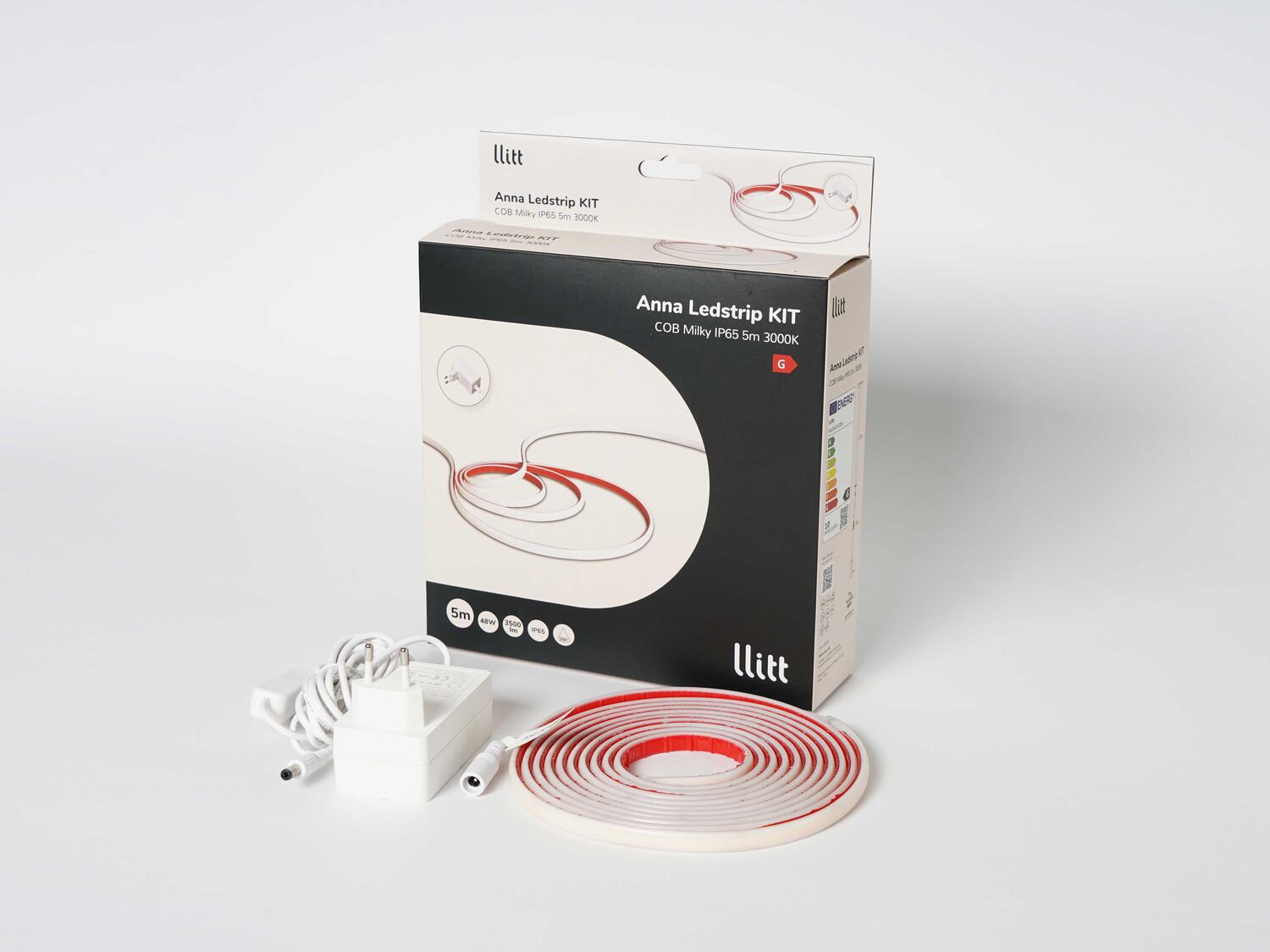 Anna Ledstrip KIT COB Milky IP65